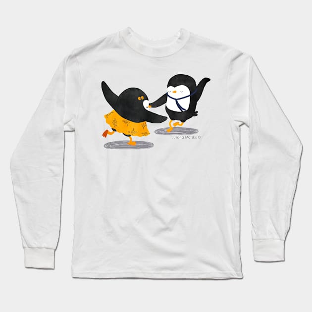 Penguins Dancers Long Sleeve T-Shirt by thepenguinsfamily